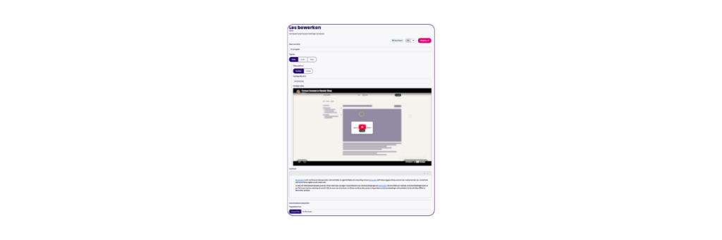 les met video en download in Kennis.shop
